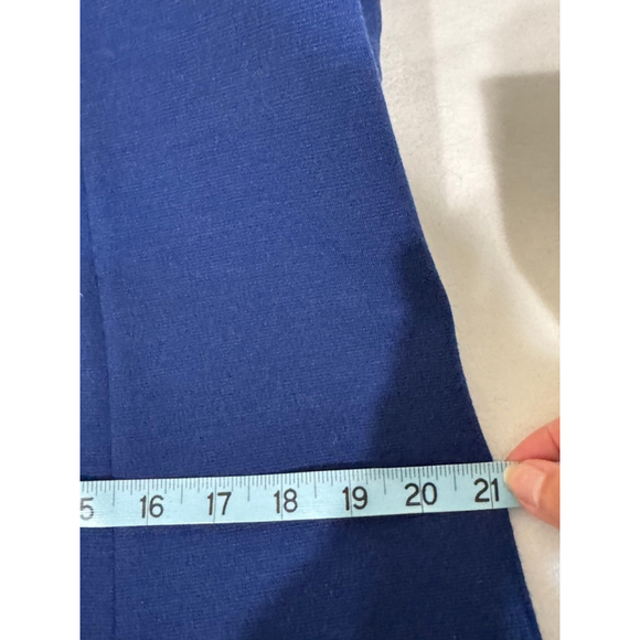 Women's Holt Renfrew vintage Wool collared button front coat Dress Size M Blue - Picture 8 of 10